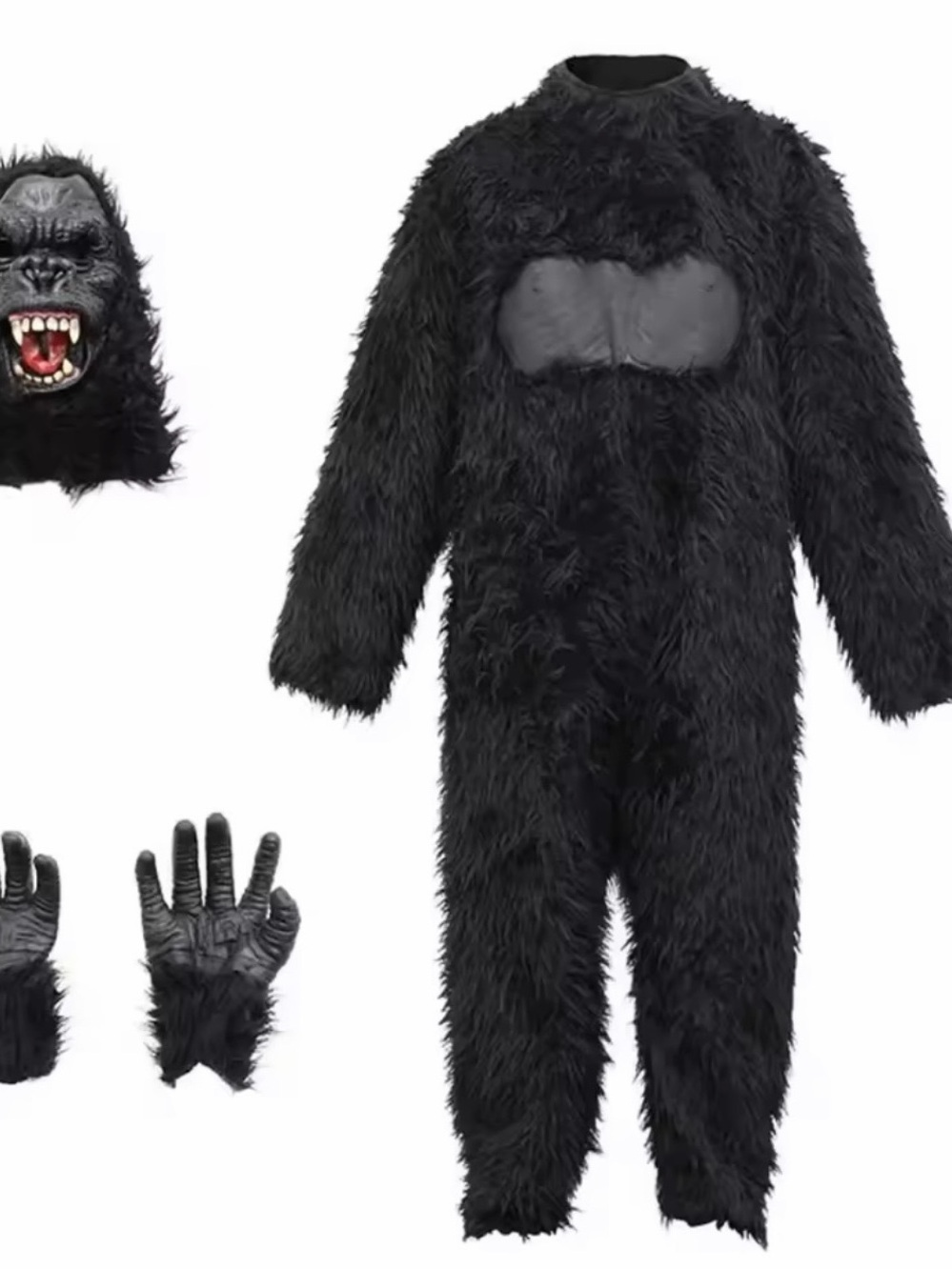 New gorilla costume child size XL 14/16 - Picture 2 of 5